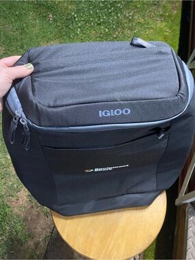 Igloo Black and Gray Soft Cooler Backpack